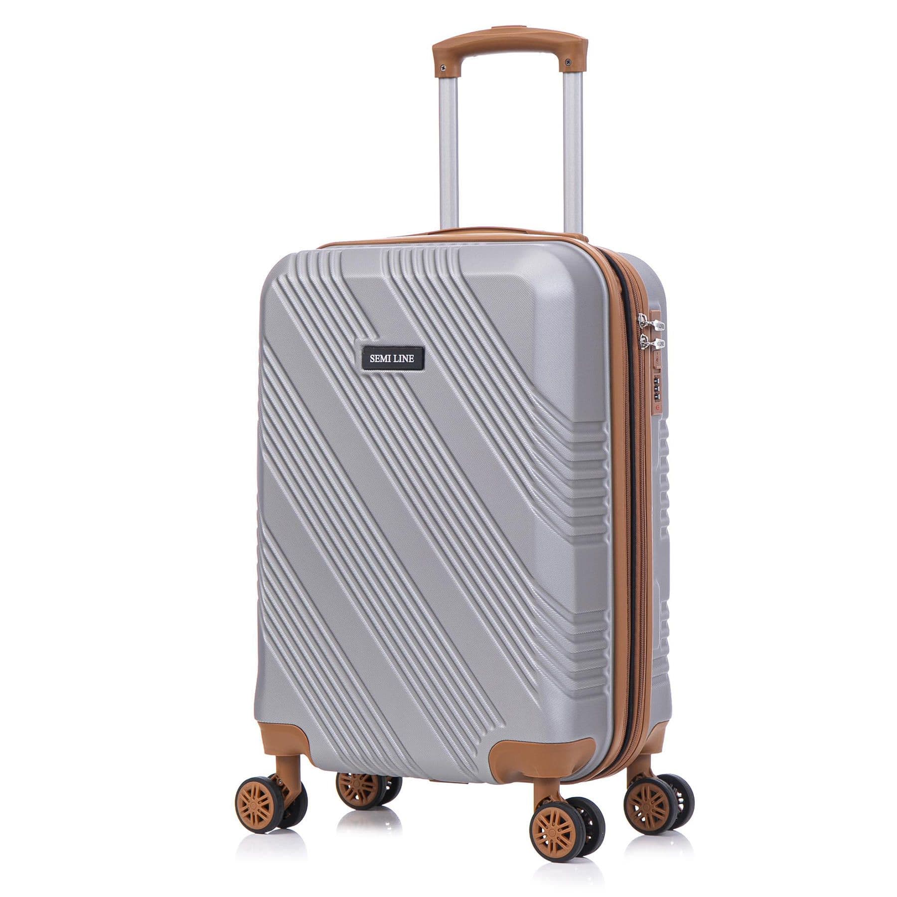 Валіза Semi Line 20" (S) Light Grey (T5849-1)