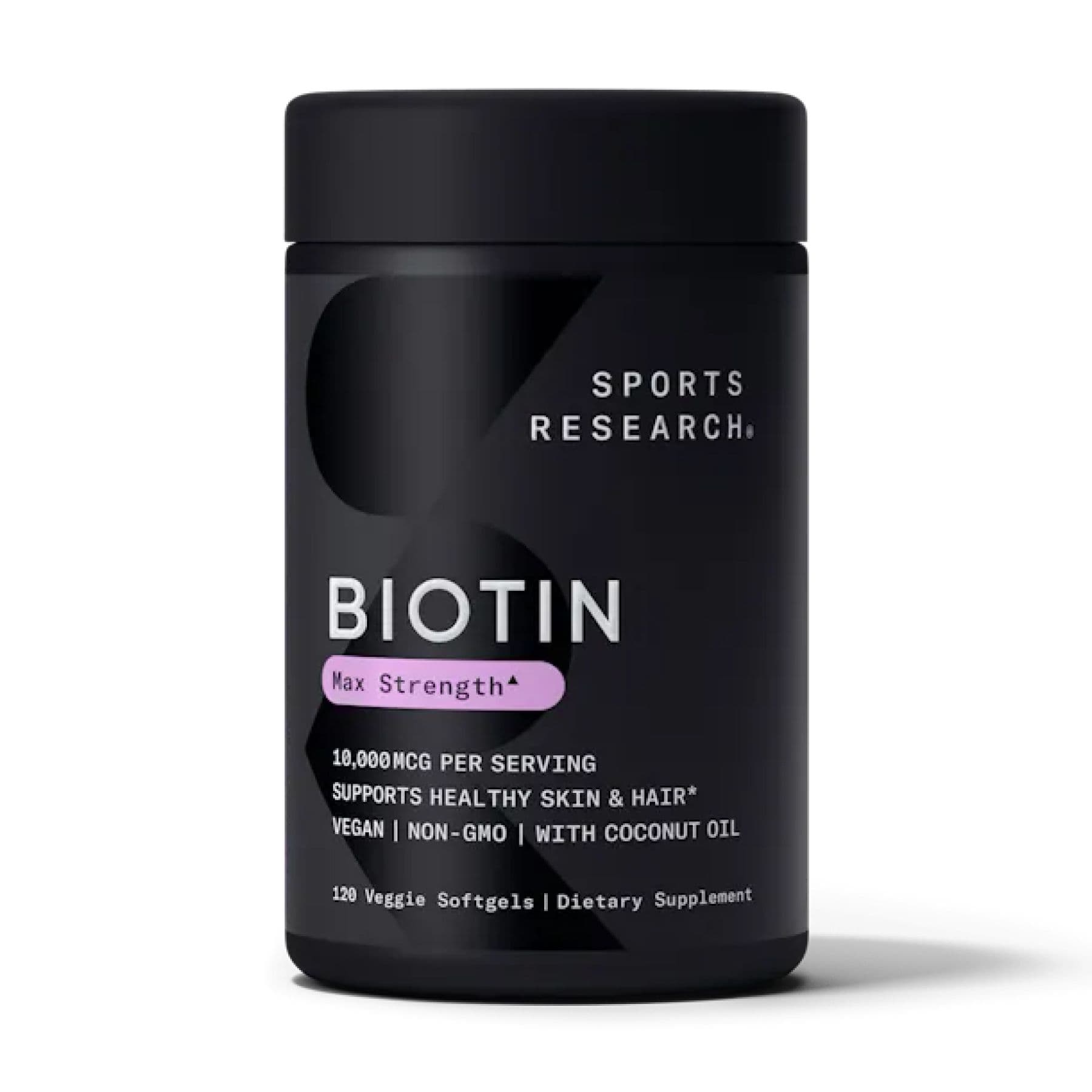 Биотин, 10 000 мкг, 120 вег. желатиновых капсул, Sport Research