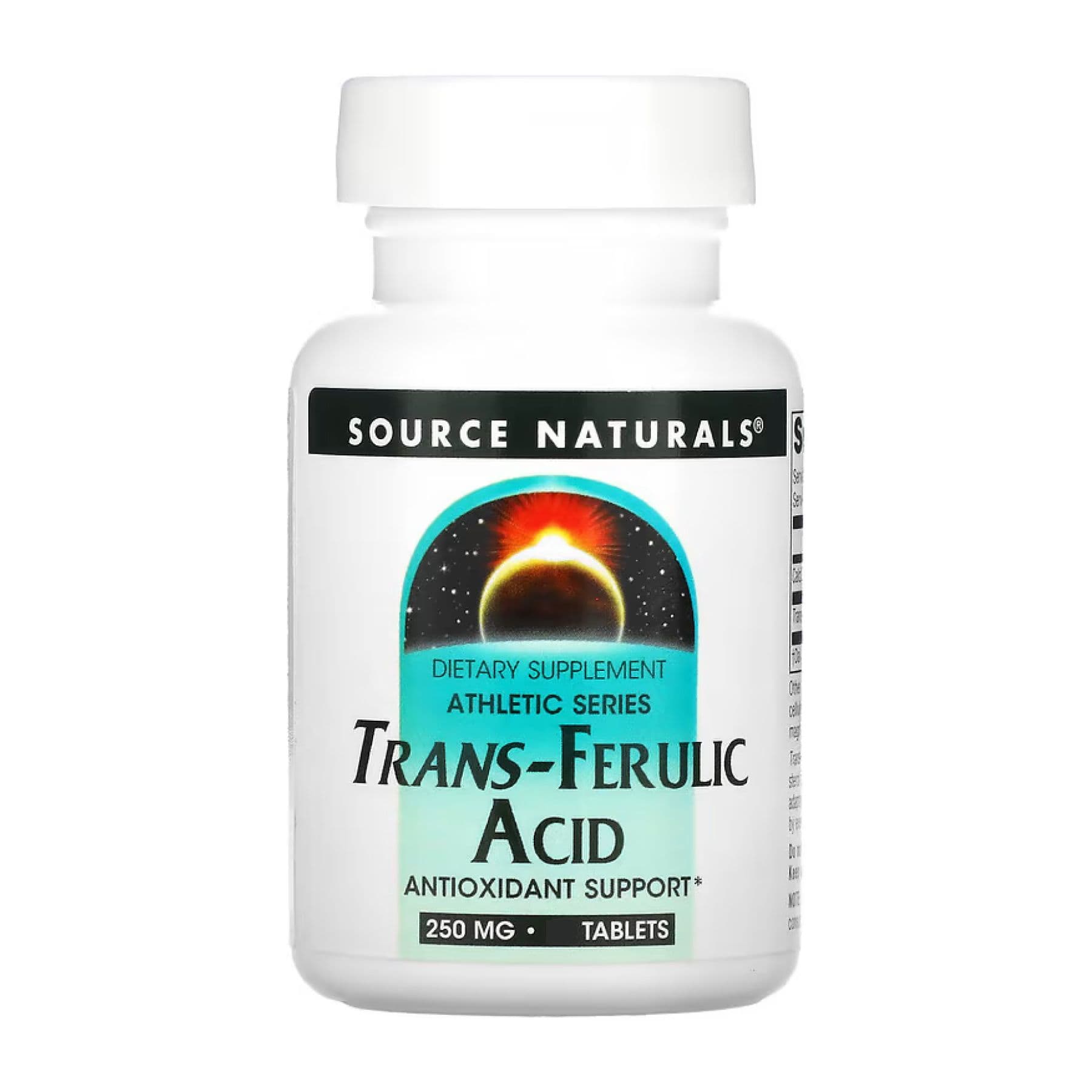 Trans-Ferulic Acid 250mg - 30 tabs (Пошкоджена банка)