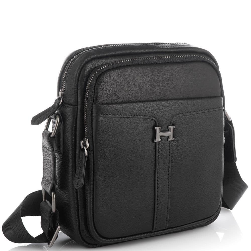 Сумка через плече чоловіча шкіряна Tiding Bag SM8-9622-1A