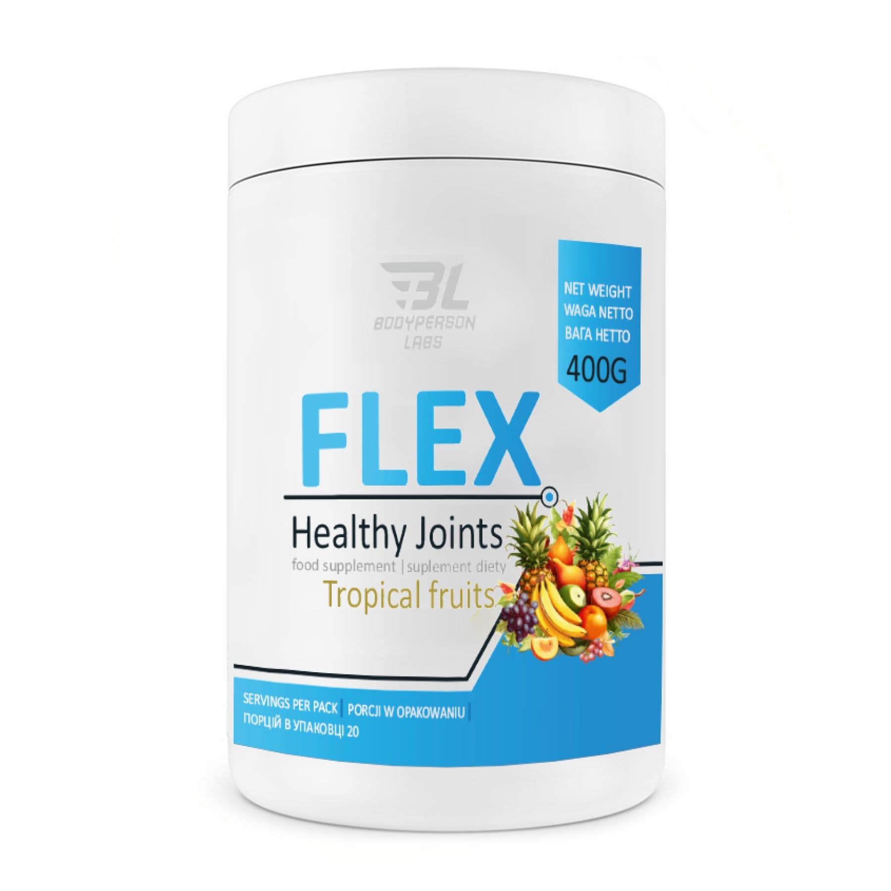 Bodyperson Labs Flex Healthy Joints, 400 г, Tropical Fruits