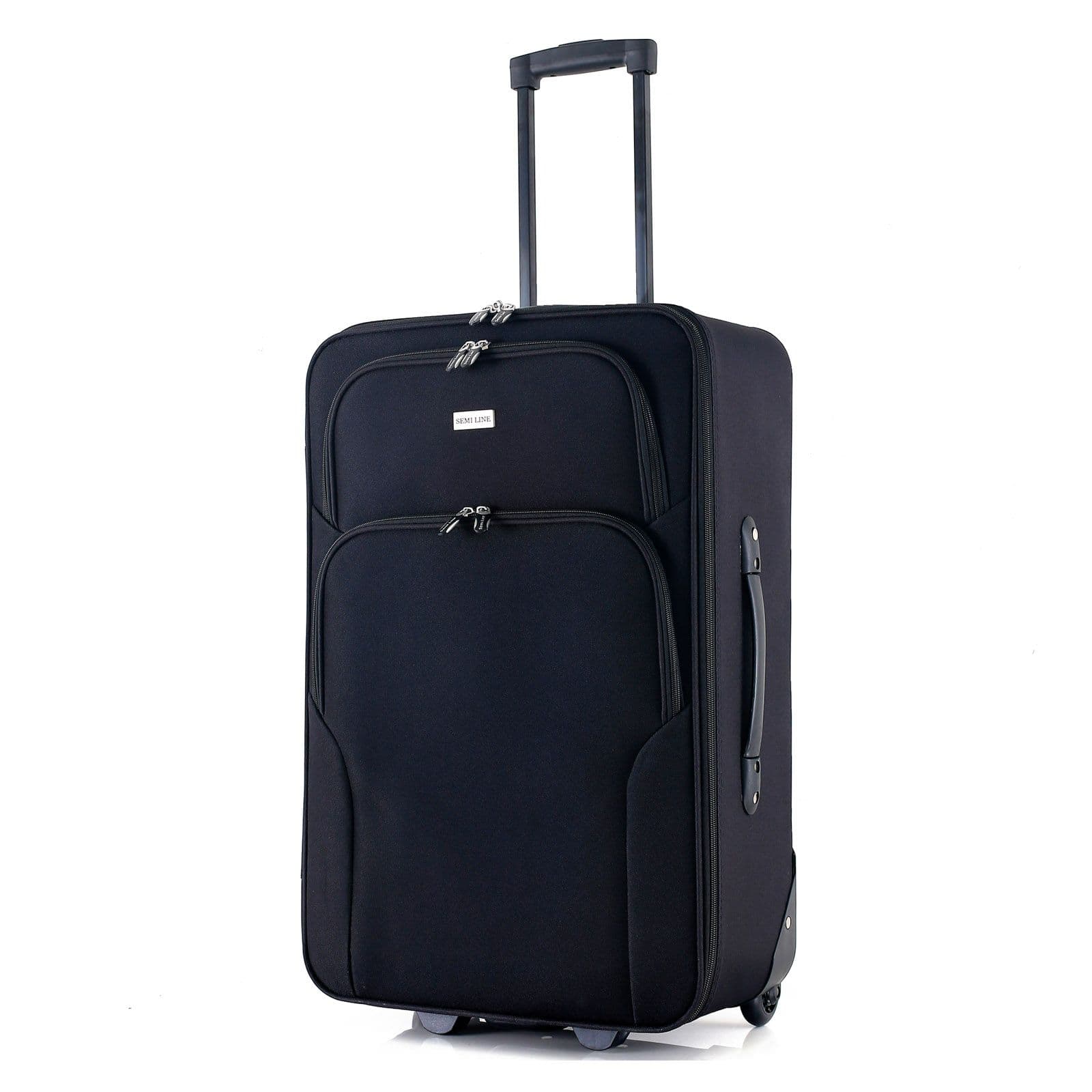 Валіза Semi Line 24" (M) Black (T5679-2)