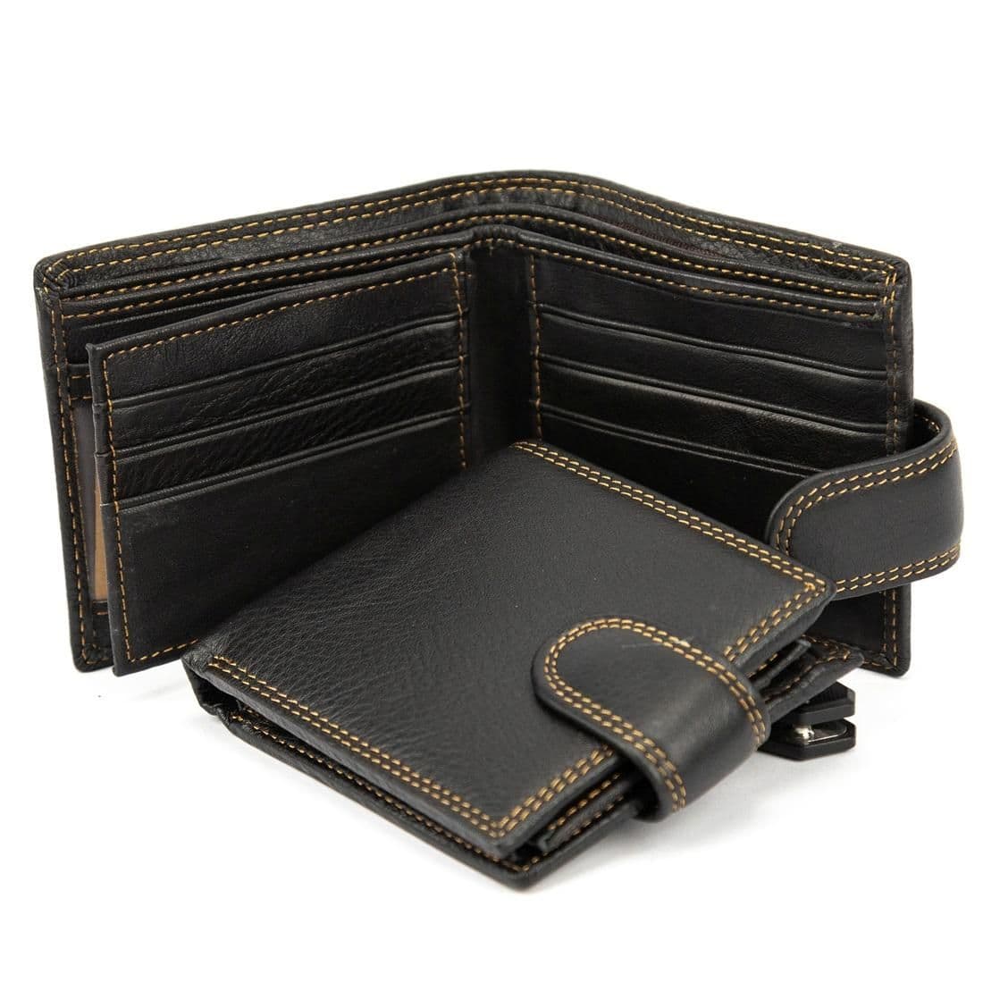 Портмоне коричневе вінтажне Tiding Bag M39-FA26-5DB