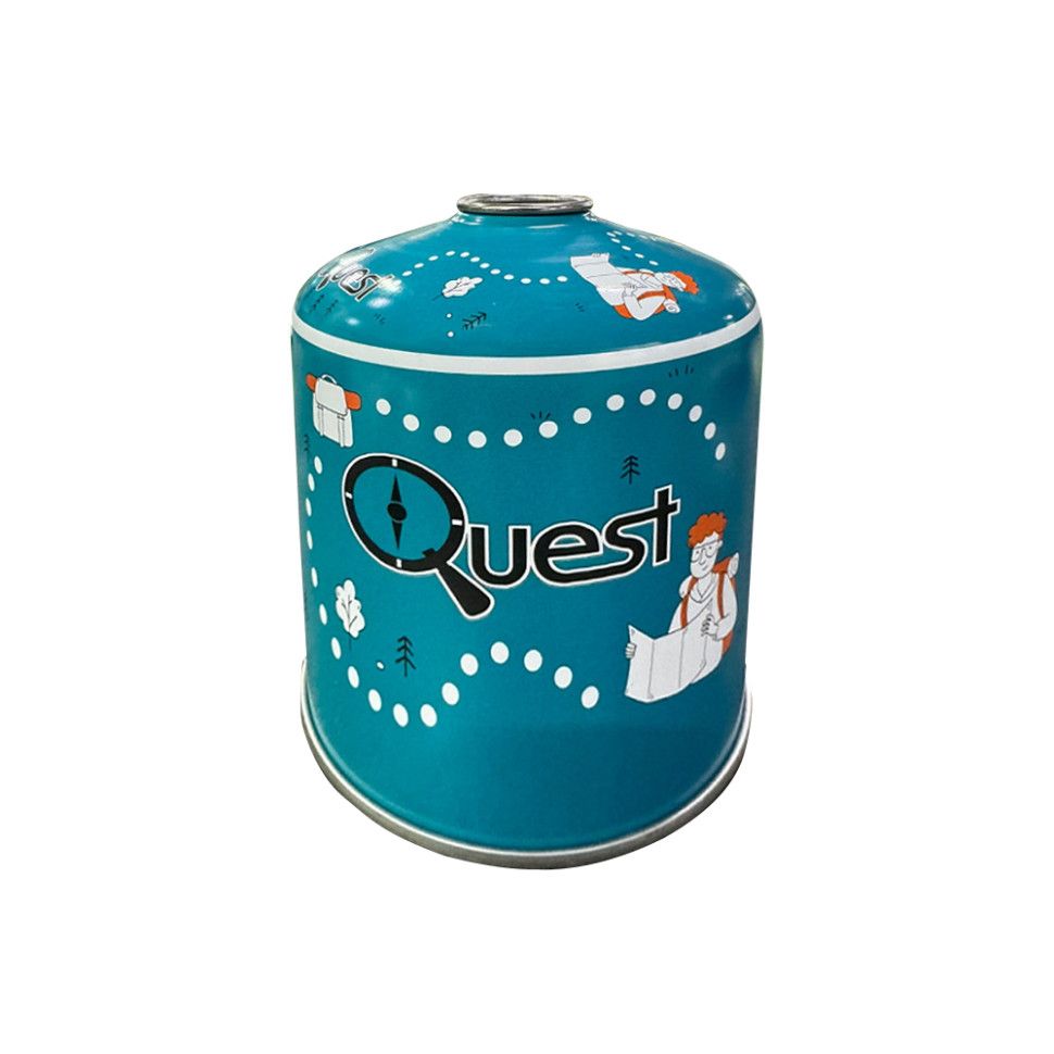 Газовый баллон резьбовой бутановий Quest, 450гр