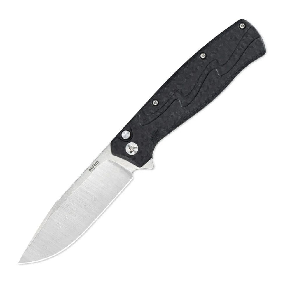 Ніж складаний туристичний SRM (9.2 см) 14C28N / G10 чорний