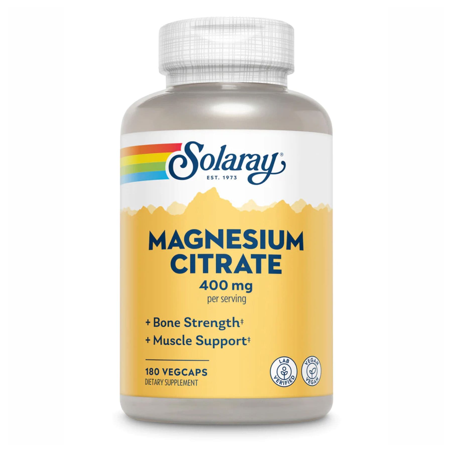 Magnesium Citrate 400mg - 180 vcaps (Пошкоджена етикетка)
