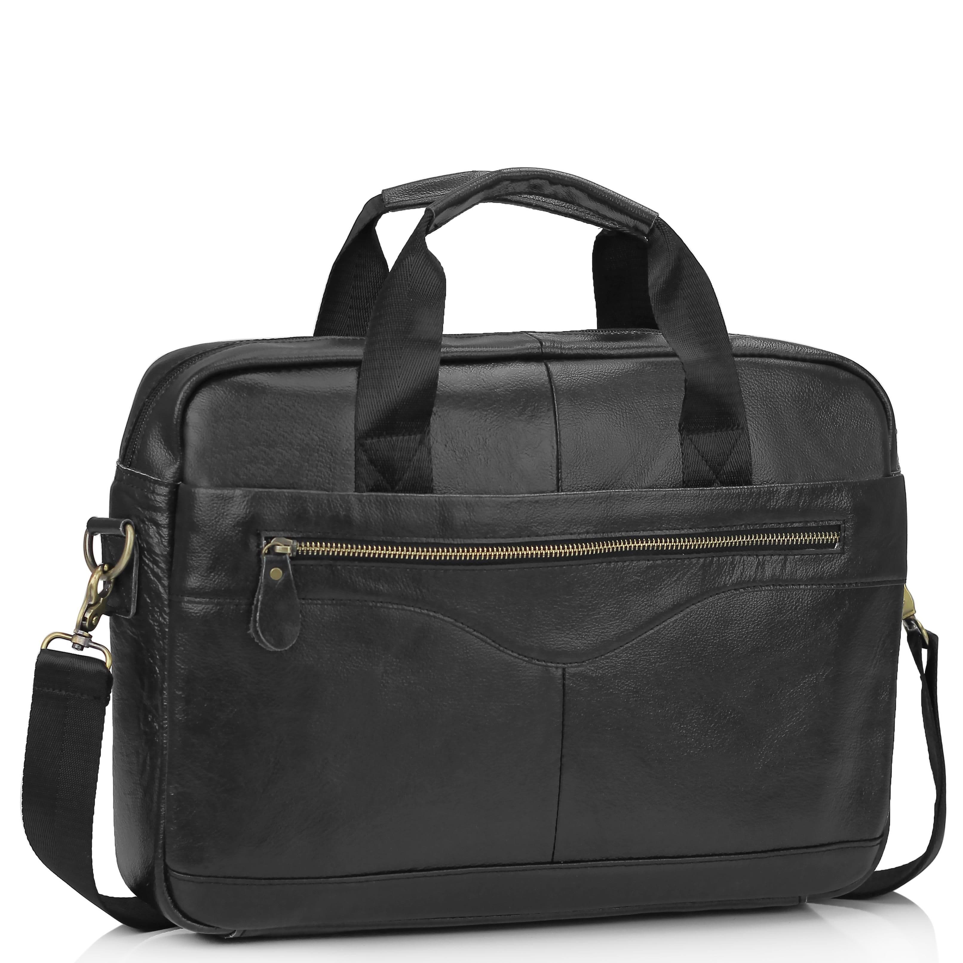 Сумка для ноутбука кожаная Tiding Bag A25-1128A