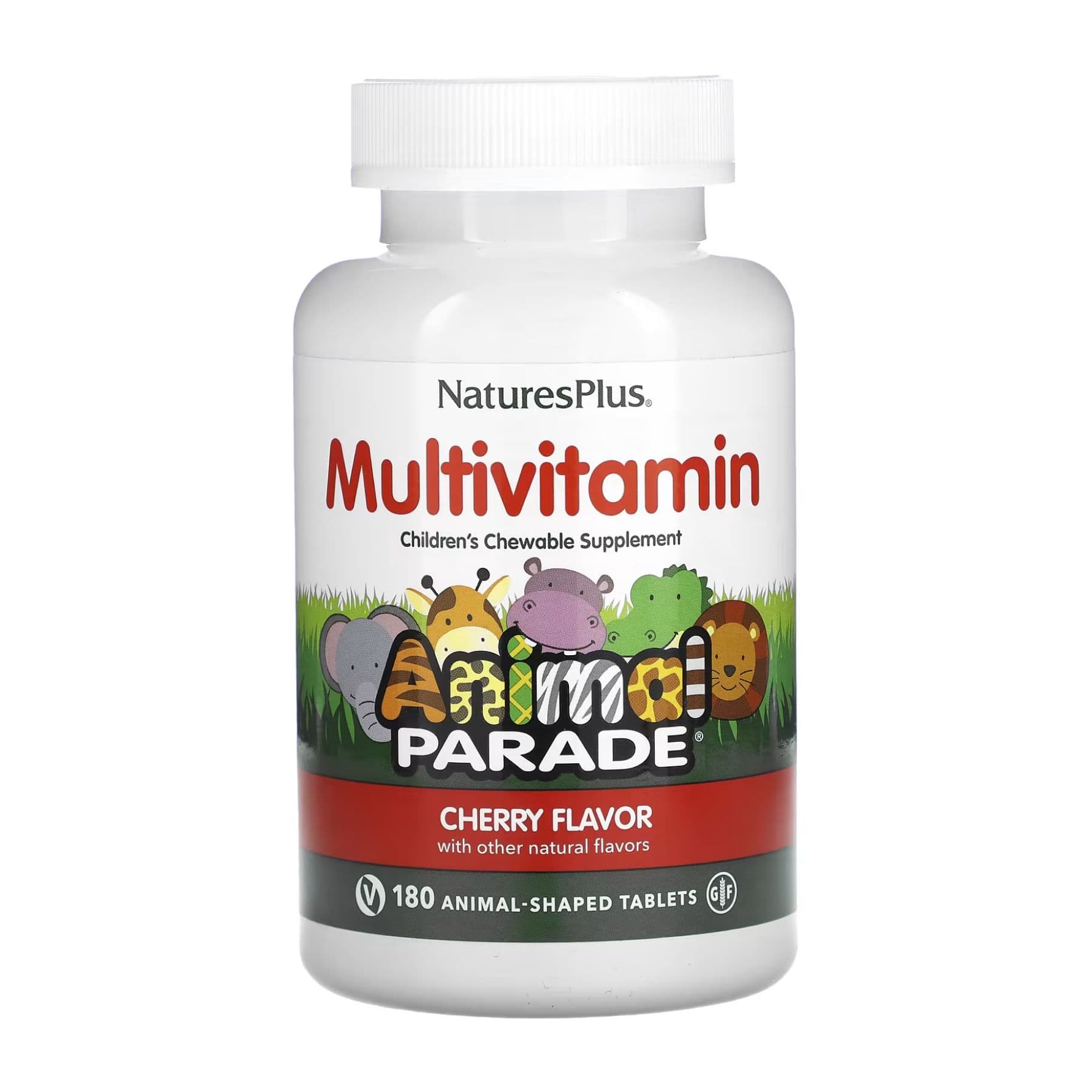 Мультивитамины для детей, вкус вишни, 180 таблеток, Nature's Plus