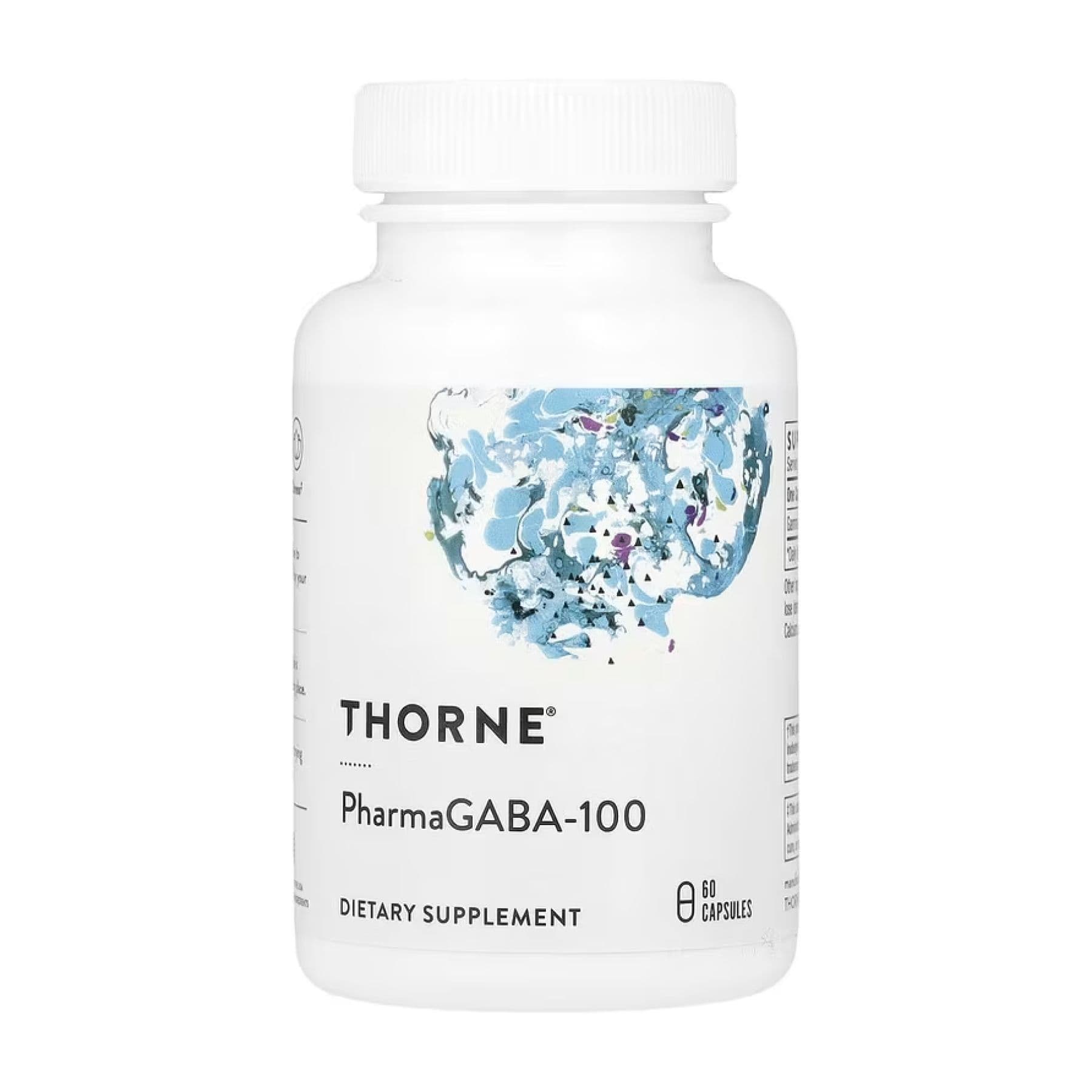 PharmaGABA (ГАМК), 100 мг, 60 капсул, Thorne