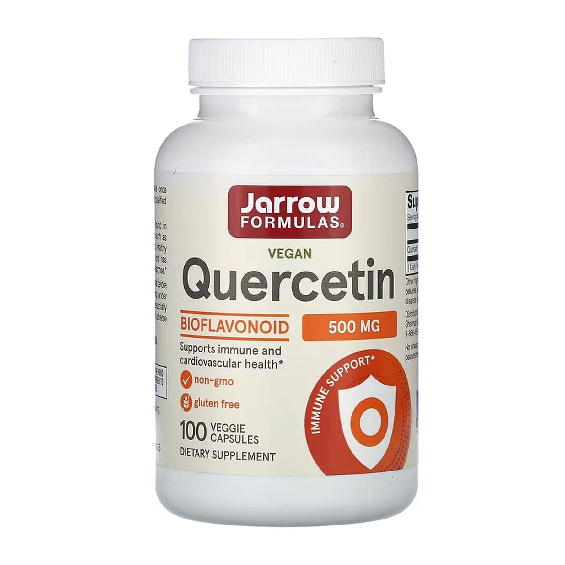 Кверцетин 500, 100 вег. капсул, Jarrow Formulas