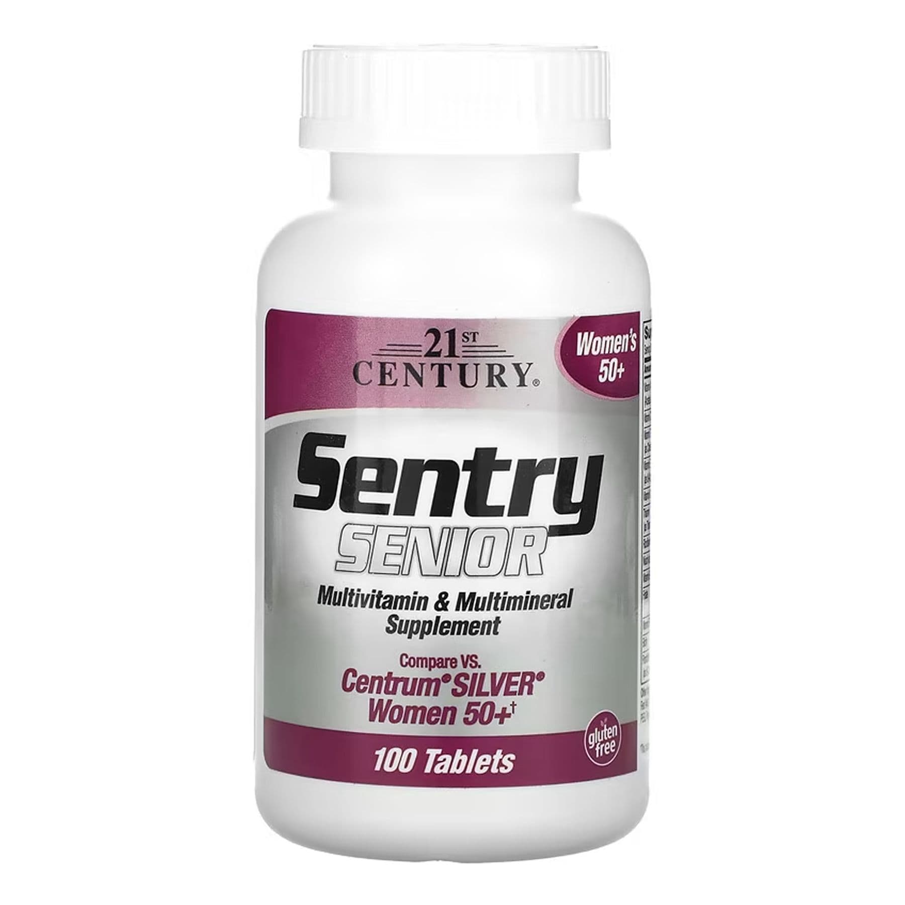 Sentry Мультивітаміни Senior Women 50+, 100 таблеток, 21st Century