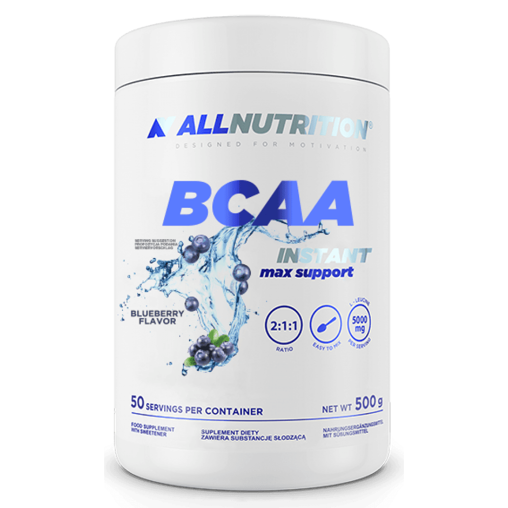 BCAA Max Support Instant - 500g Bllueberry (Пошкоджена банка)