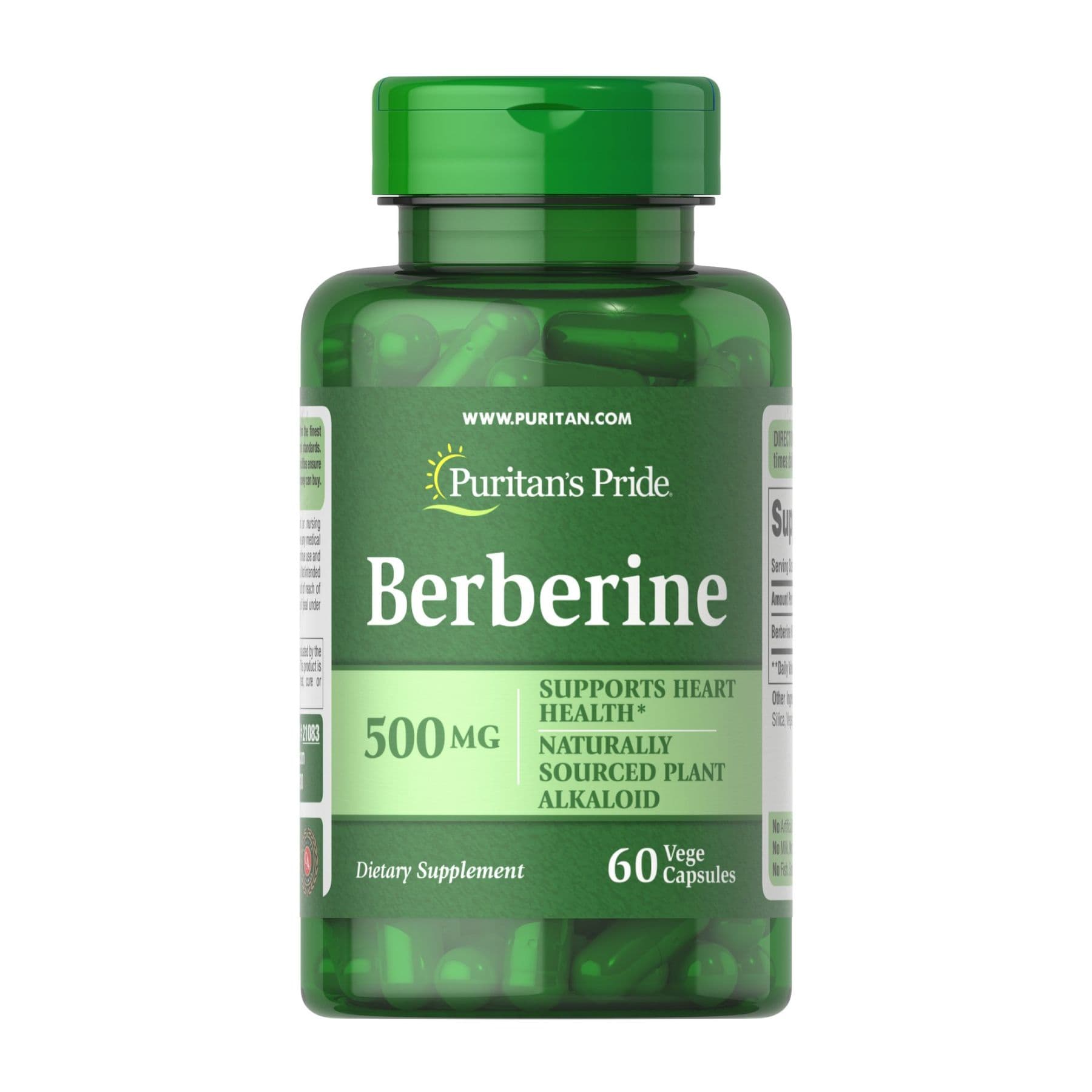 Berberine 500mg - 60 caps (Повреждена банка)