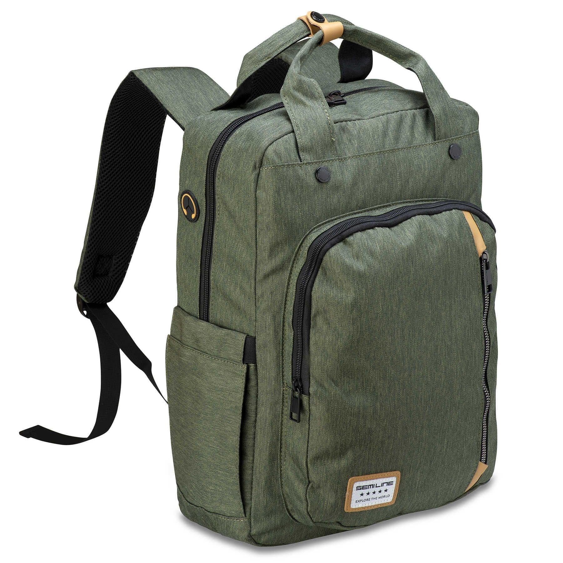Рюкзак міський Semi Line 21 Green (L2005-6)