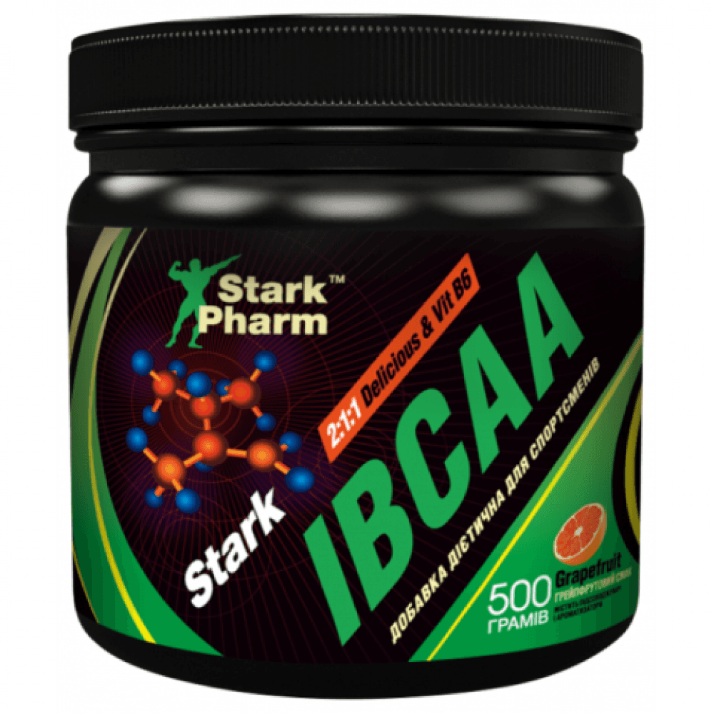 Stark IBCAA 2-1-1/Вітамін B6, 500 г, грейпфрут