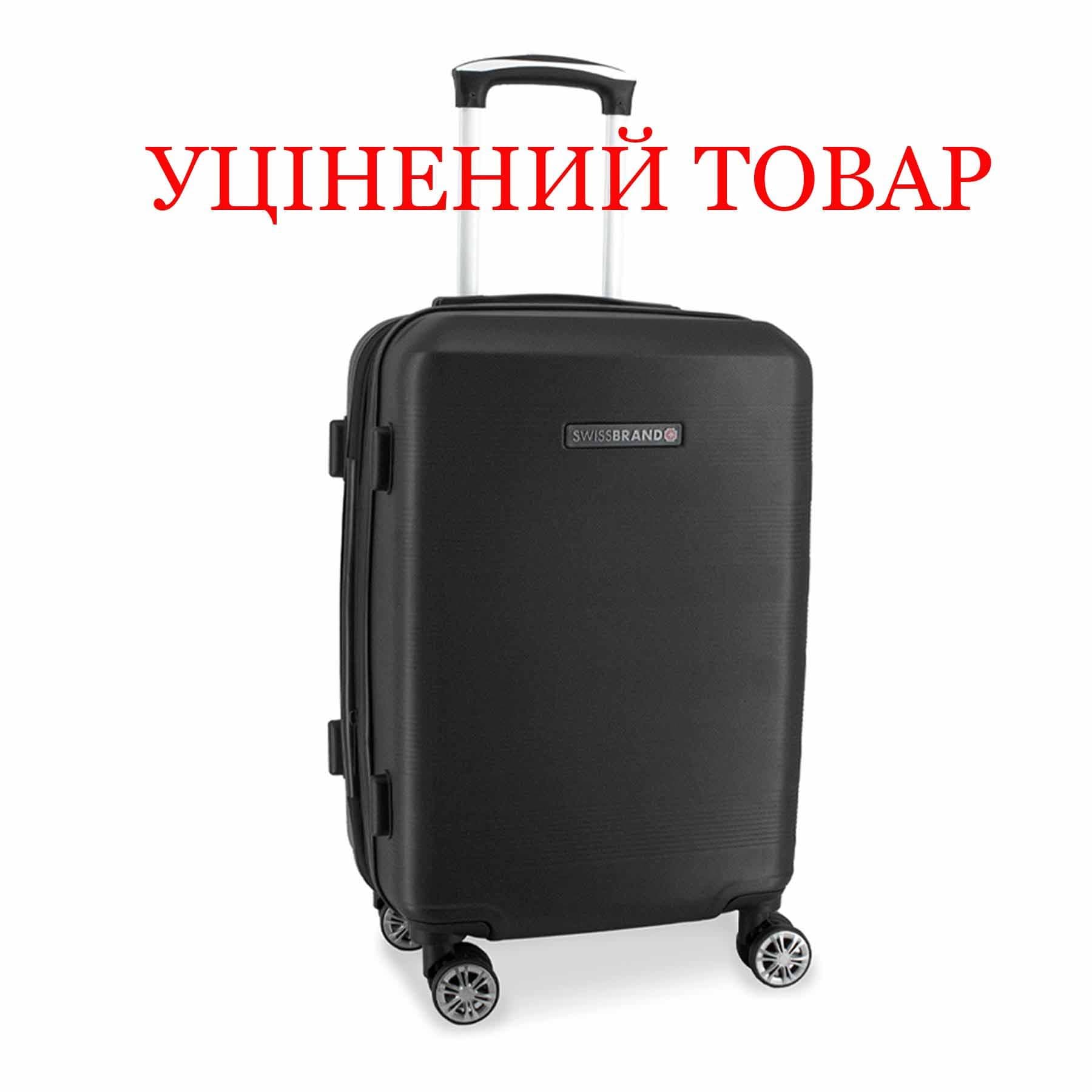Валіза Swissbrand Cardiff (M) Black (SWB_LHCAR001M) Discounted