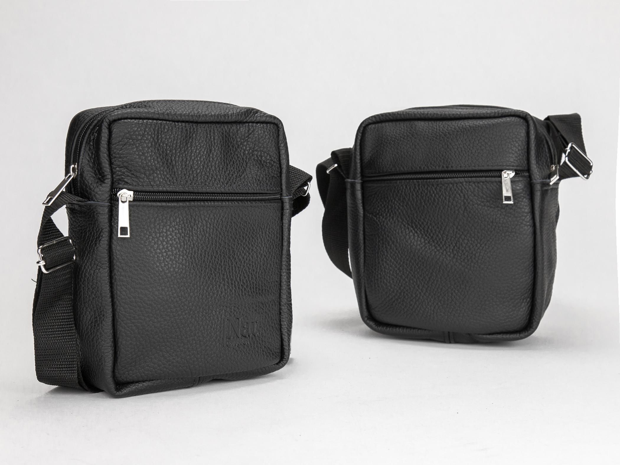 Маленька шкіряна чоловіча сумка через плече FL-N-3890A