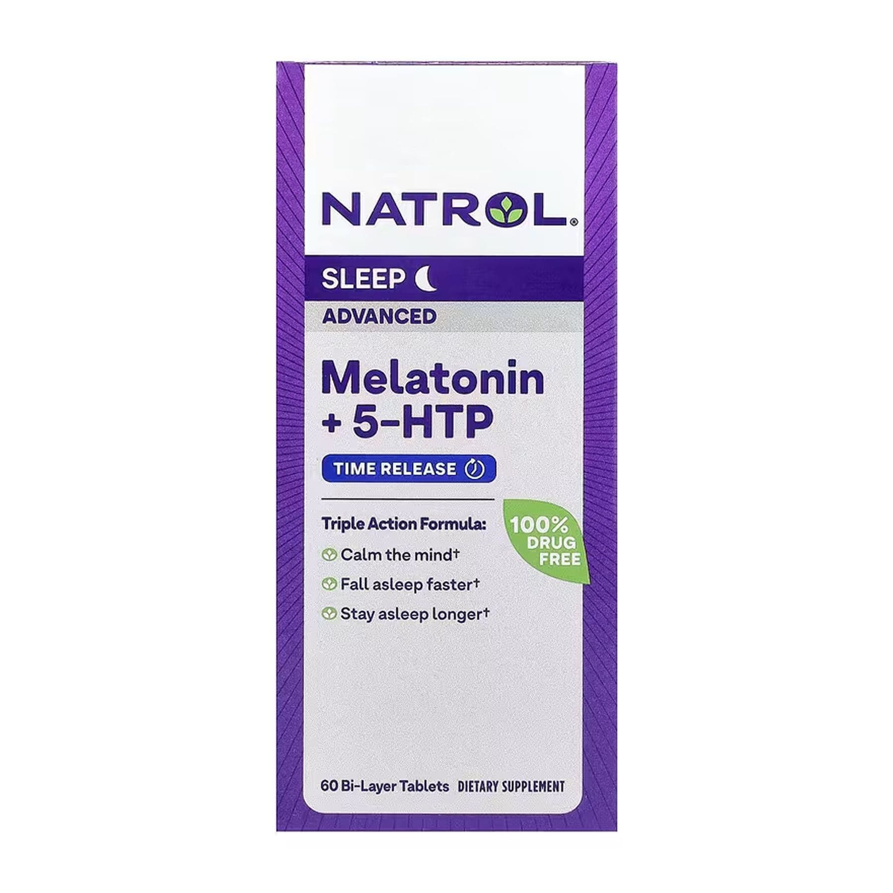 Мелатонін Advanced Sleep, 60 таблеток, NATROL