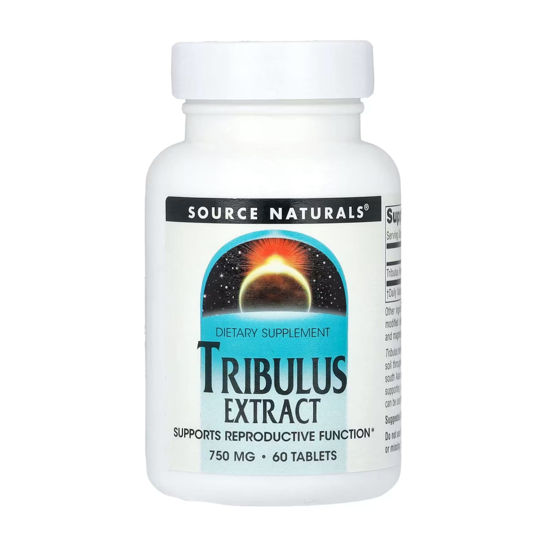 Трибулус екстракт 750 мг, 60 таблеток, Source Naturals