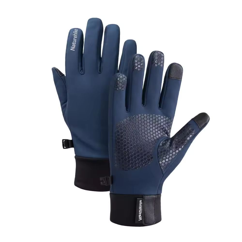 Влагозащитные перчатки Naturehike NH19S005-T, размер XL, темно-голубые