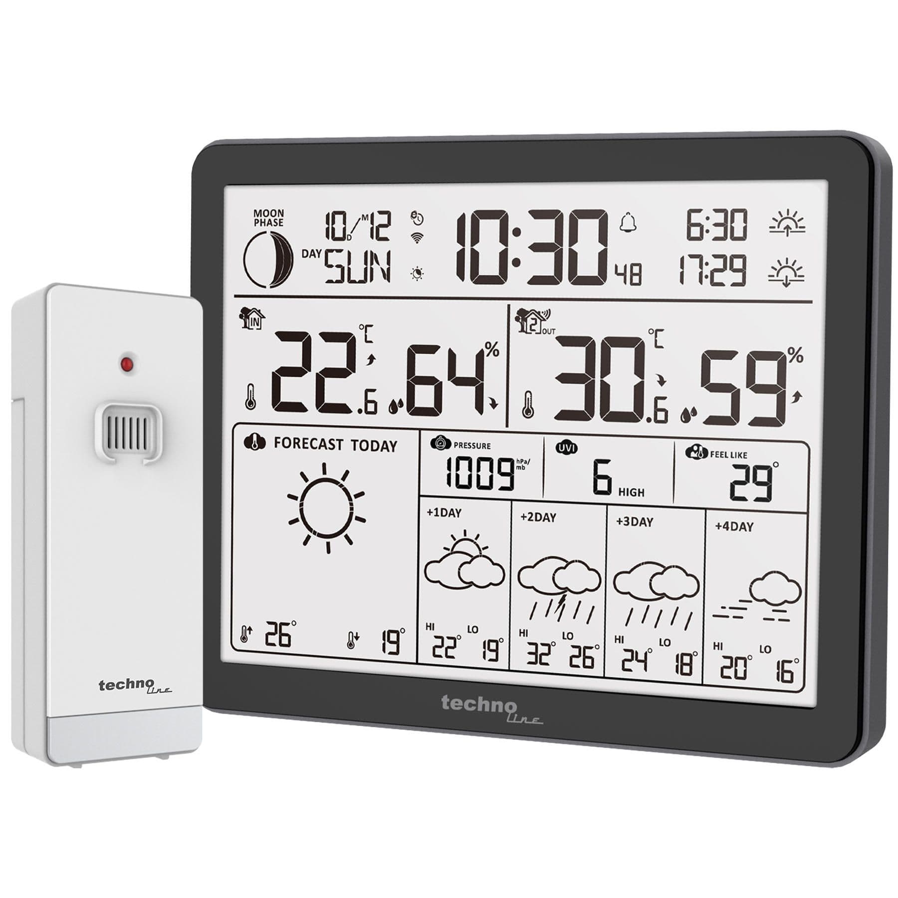 Метеостанція Technoline Tuya Smart/SmartLife WD3000 Black (WD3000) — фото 1