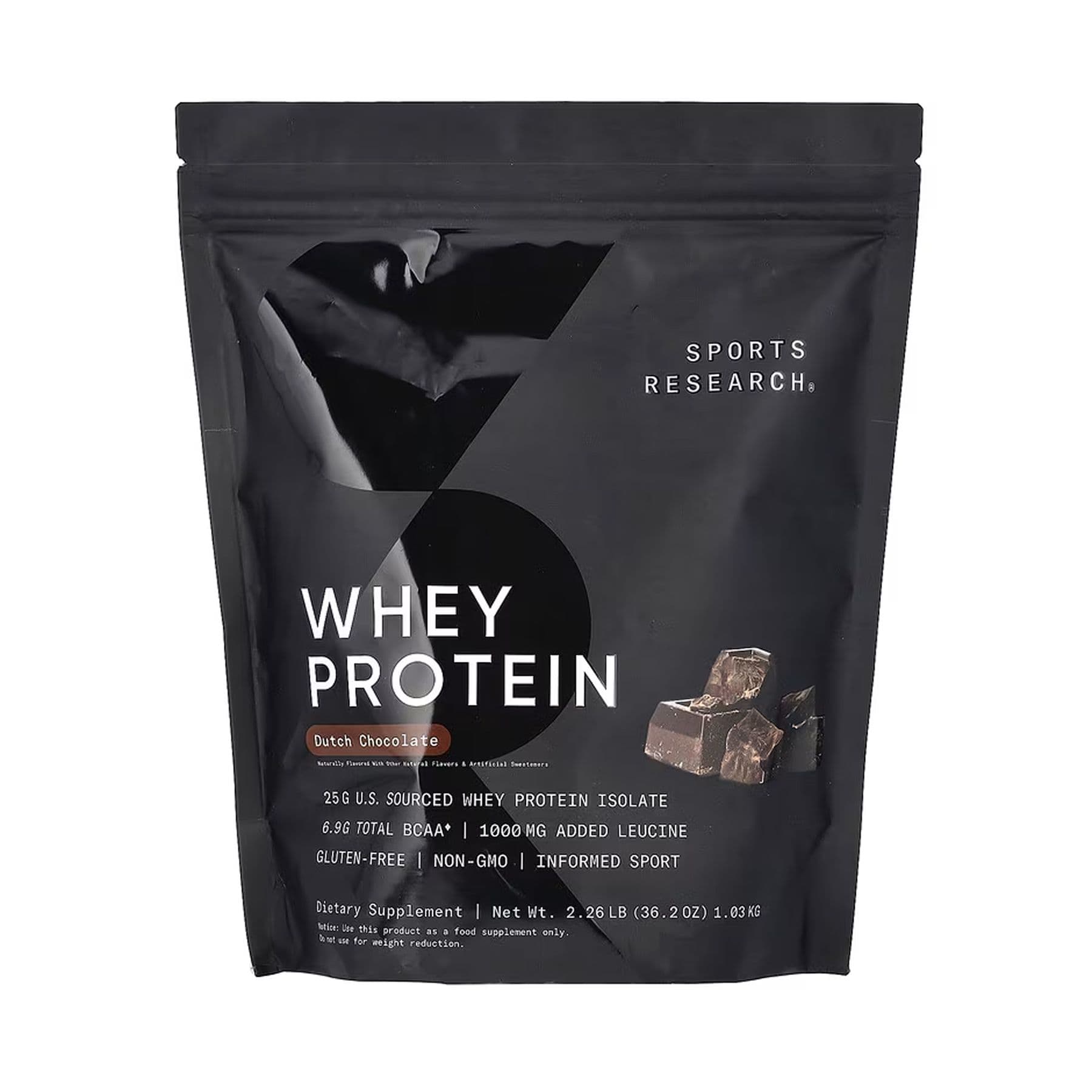 Whey Protein Isolate - 1030g Chocolate (Пошкоджена етикетка)