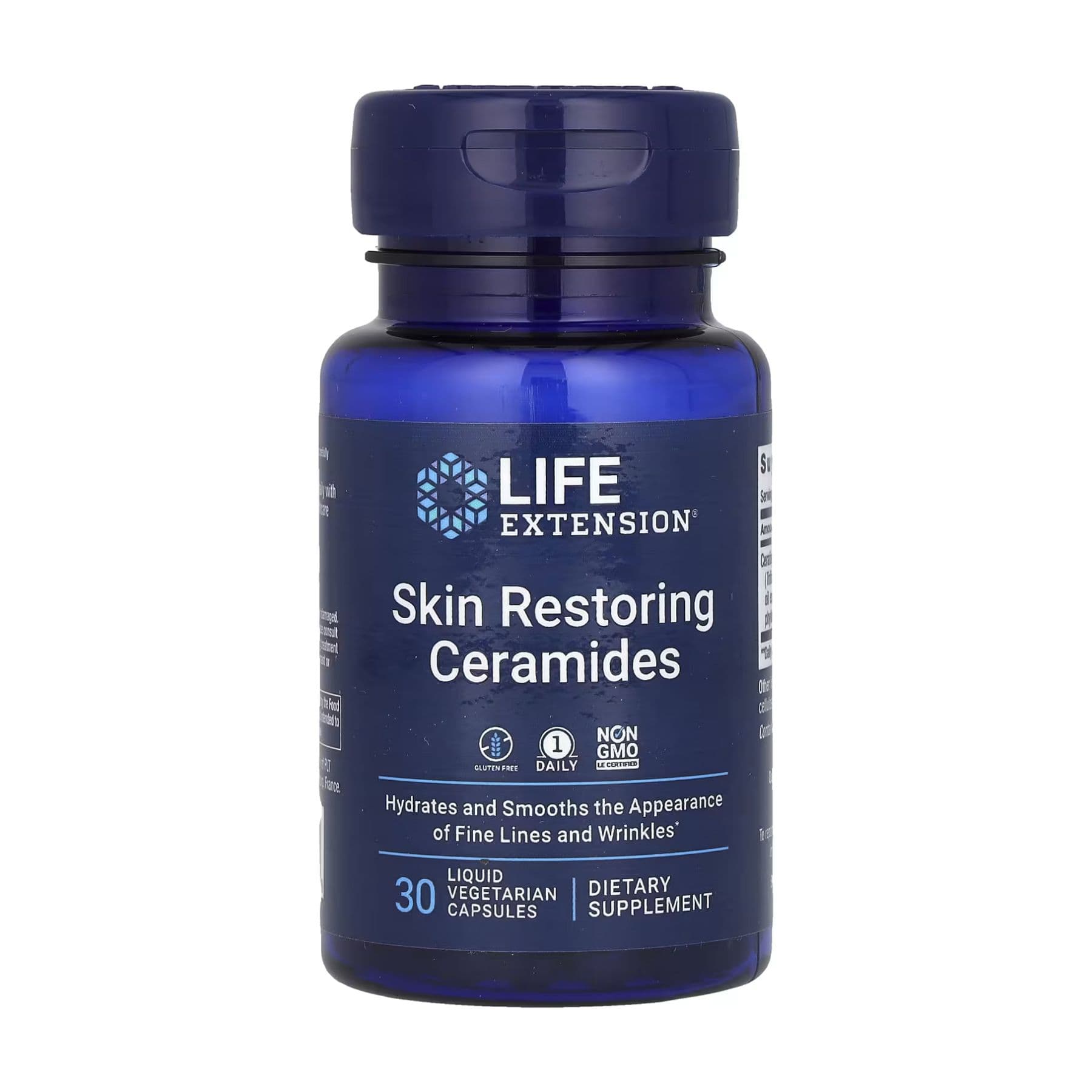 Skin Restoring Ceramides — кераміди для відновлення шкіри, 30 рідких капсул, Life Extension