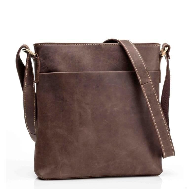 Сумка через плече чоловіча шкіряна crazy horse Tiding Bag G1166B