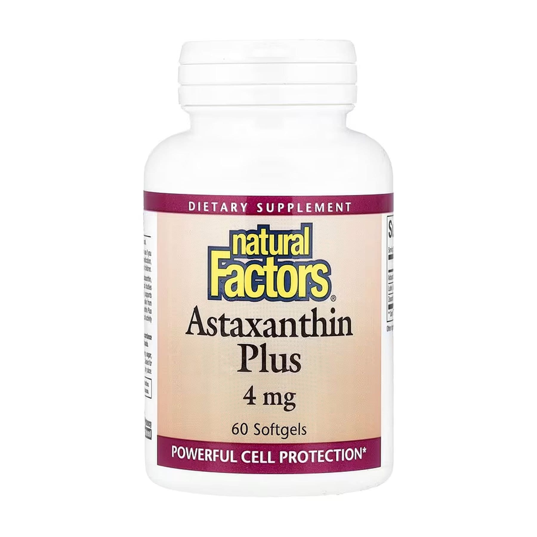 Astaxanthin Plus 4mg - 60 softgels