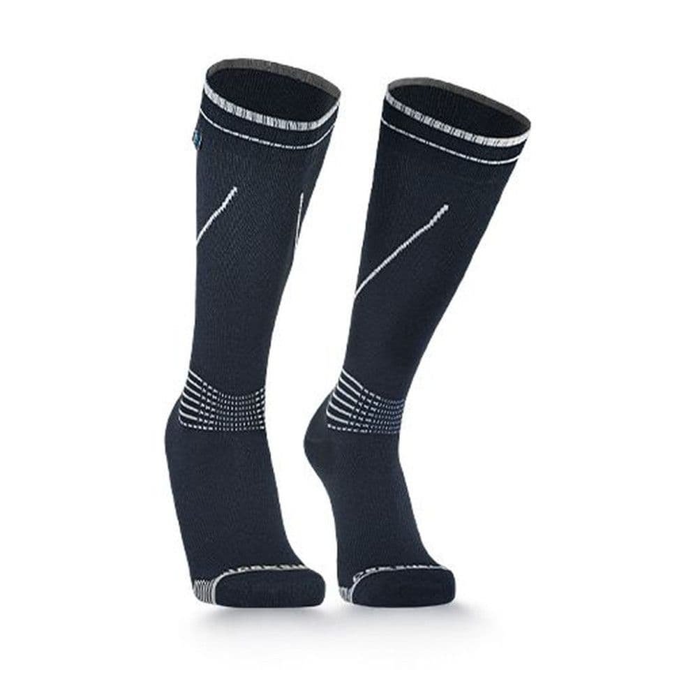 Водонепроникні шкарпетки Dexshell Longlite Socks 2.0, сірі полоски, розмір M (39-42)