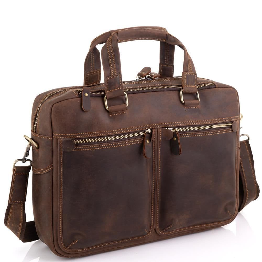 Сумка для ноутбука в винтажном стиле мужская Tiding Bag D4-001R