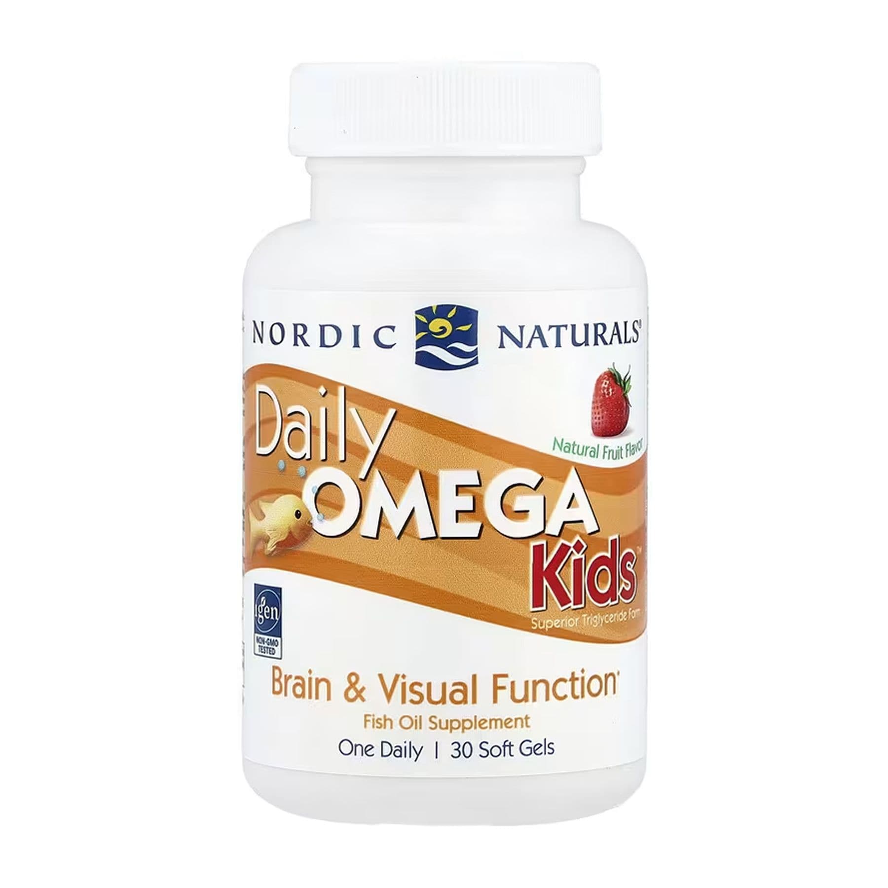 Омега для дітей, 30 м'яких капсул, Натуральний фрукт, Nordic Naturals