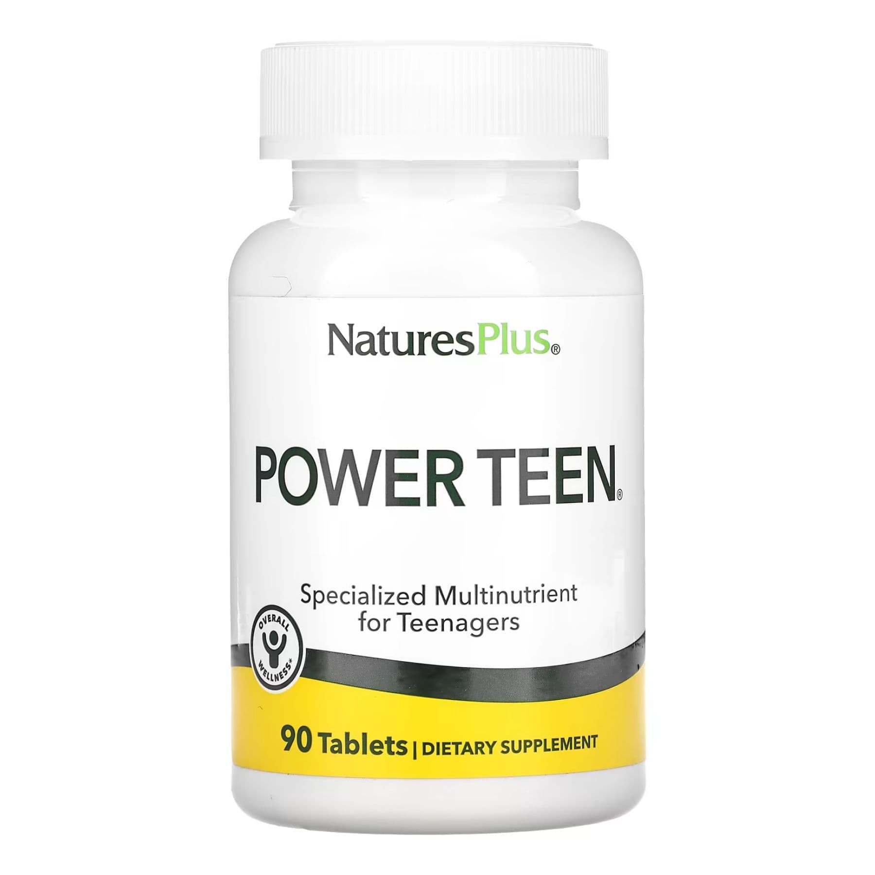 Power Teen — мультивитамины для подростков, 90 таблеток, Nature's Plus