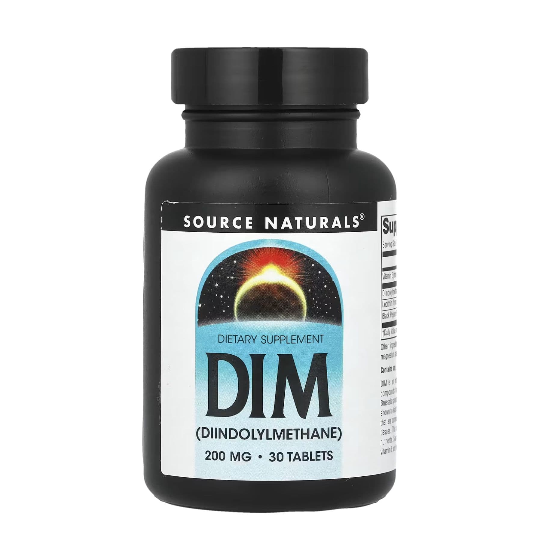 DIM (дііндолілметан) 200 мг, 30 таблеток, Source Naturals