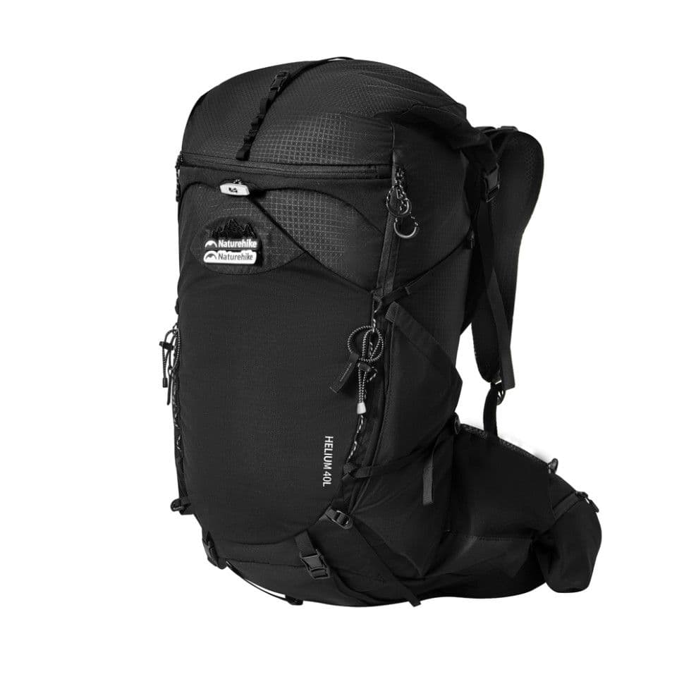 Рюкзак туристический Naturehike Helium CNK2450XB016, 40 л, черный, M