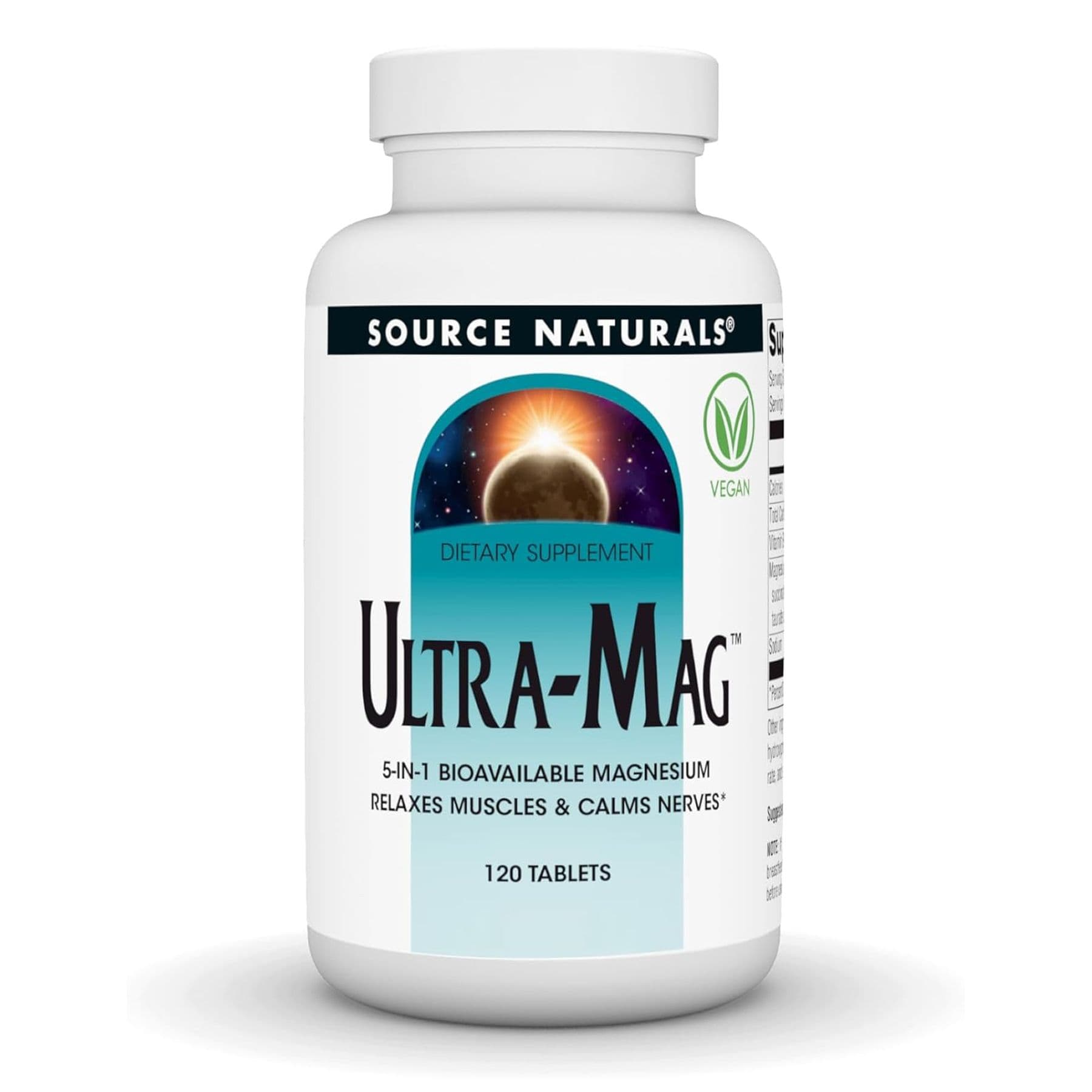 Магний комплекс Ultra-Mag, 120 таблеток, Source Naturals