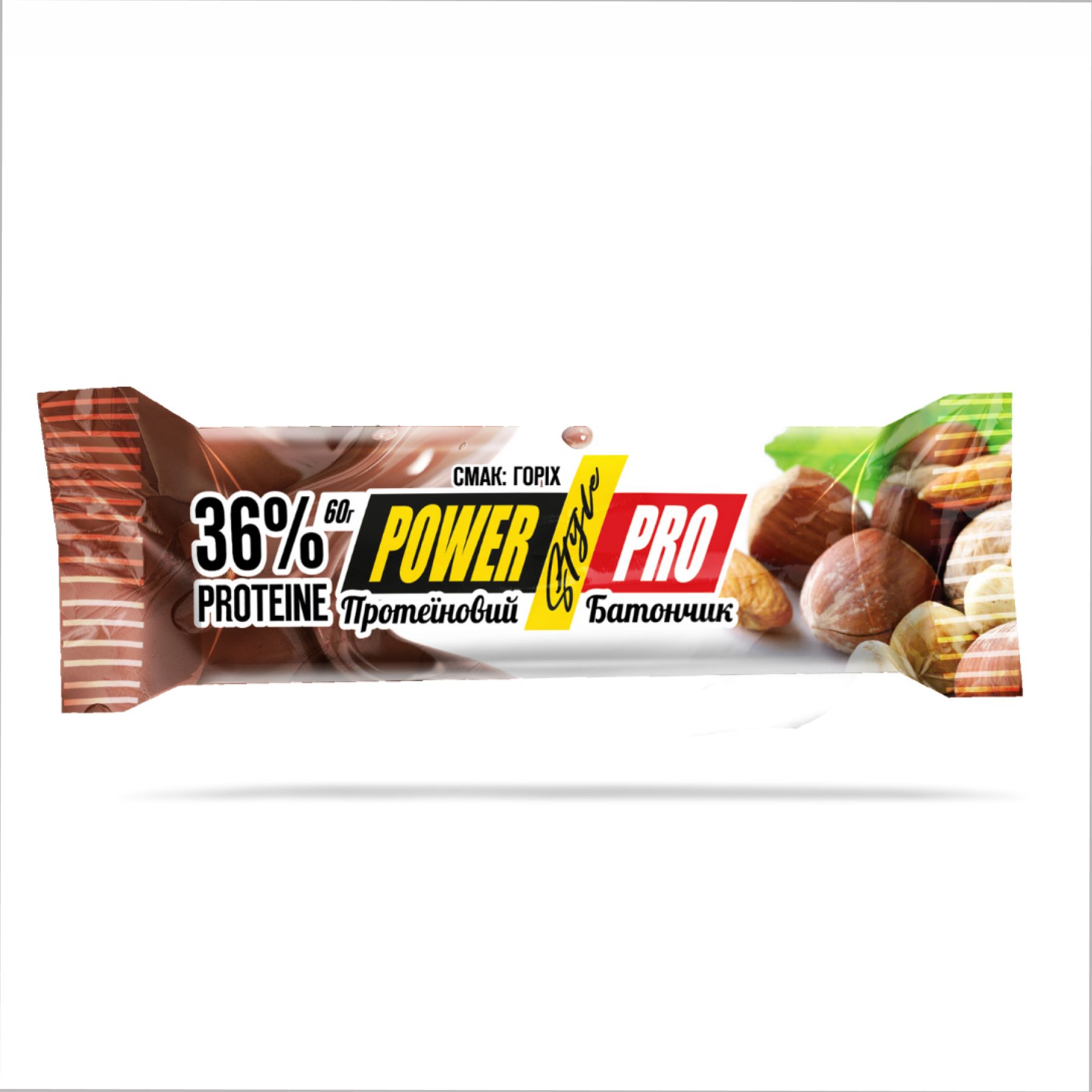Протеиновый Батончик Nutella 36%, 20x60 г, Орехи