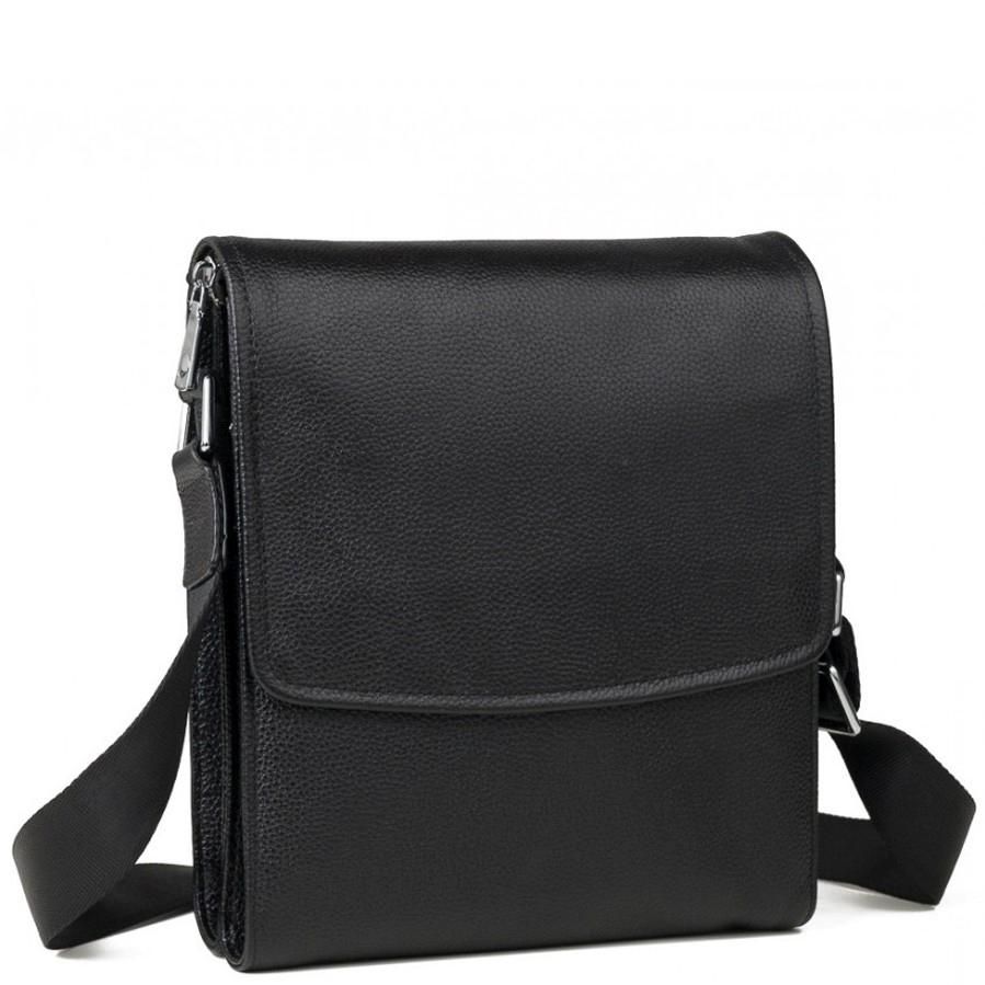 Каркасна чоловіча шкіряна сумка через плече Tiding Bag M9833A