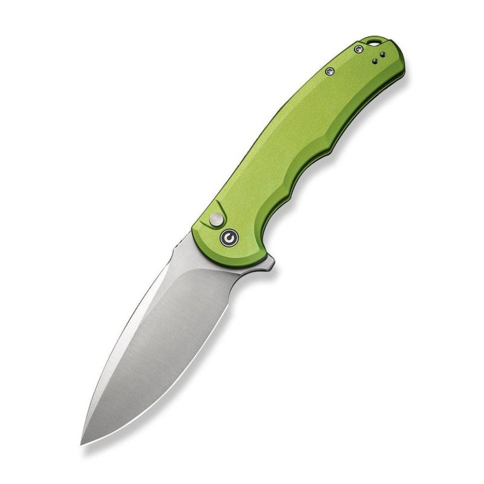 Нож складной туристический Civivi Praxis, (9.5 см) Nitro-V / Aluminum зеленый