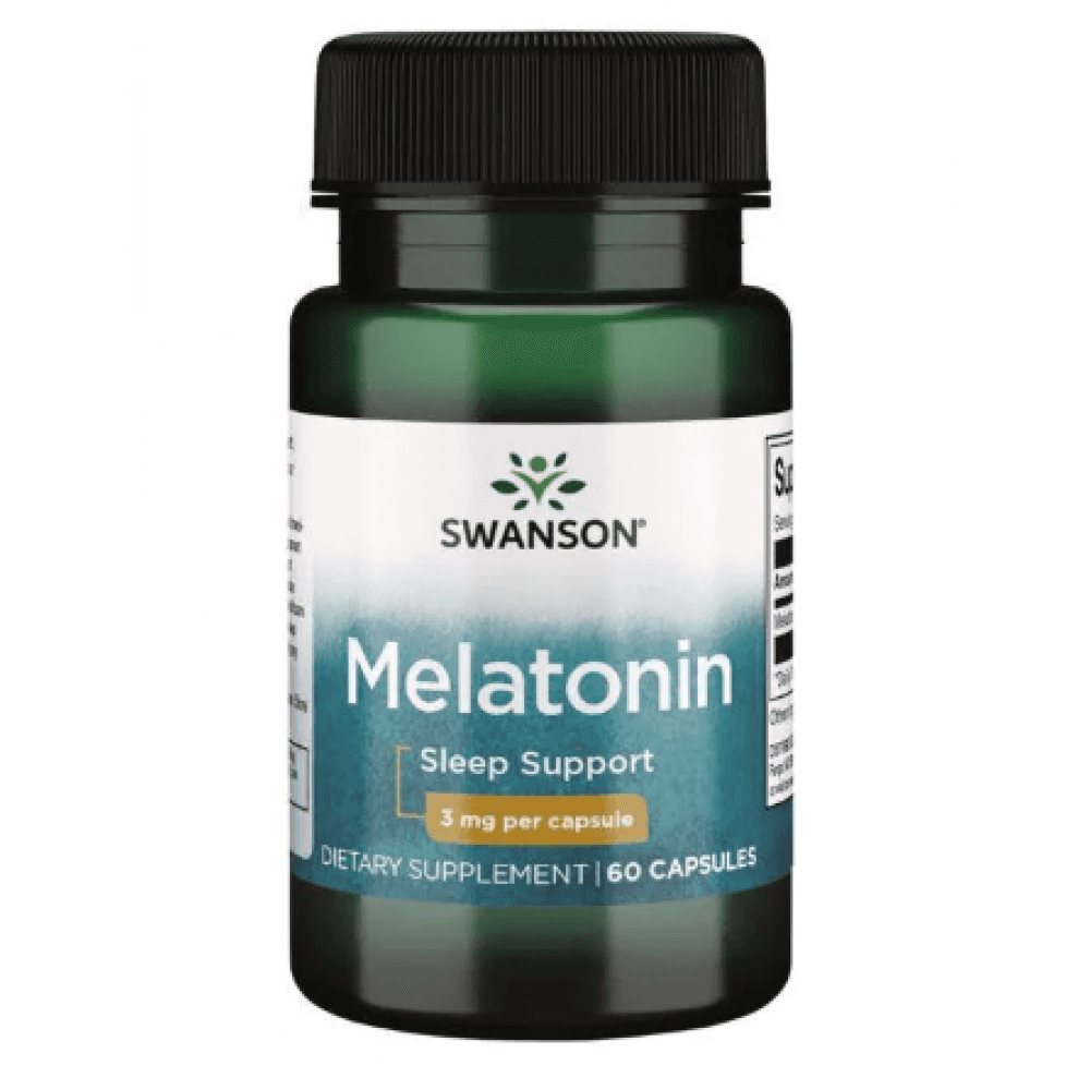 Melatonin 3 mg - 60 caps (Затерта дата)