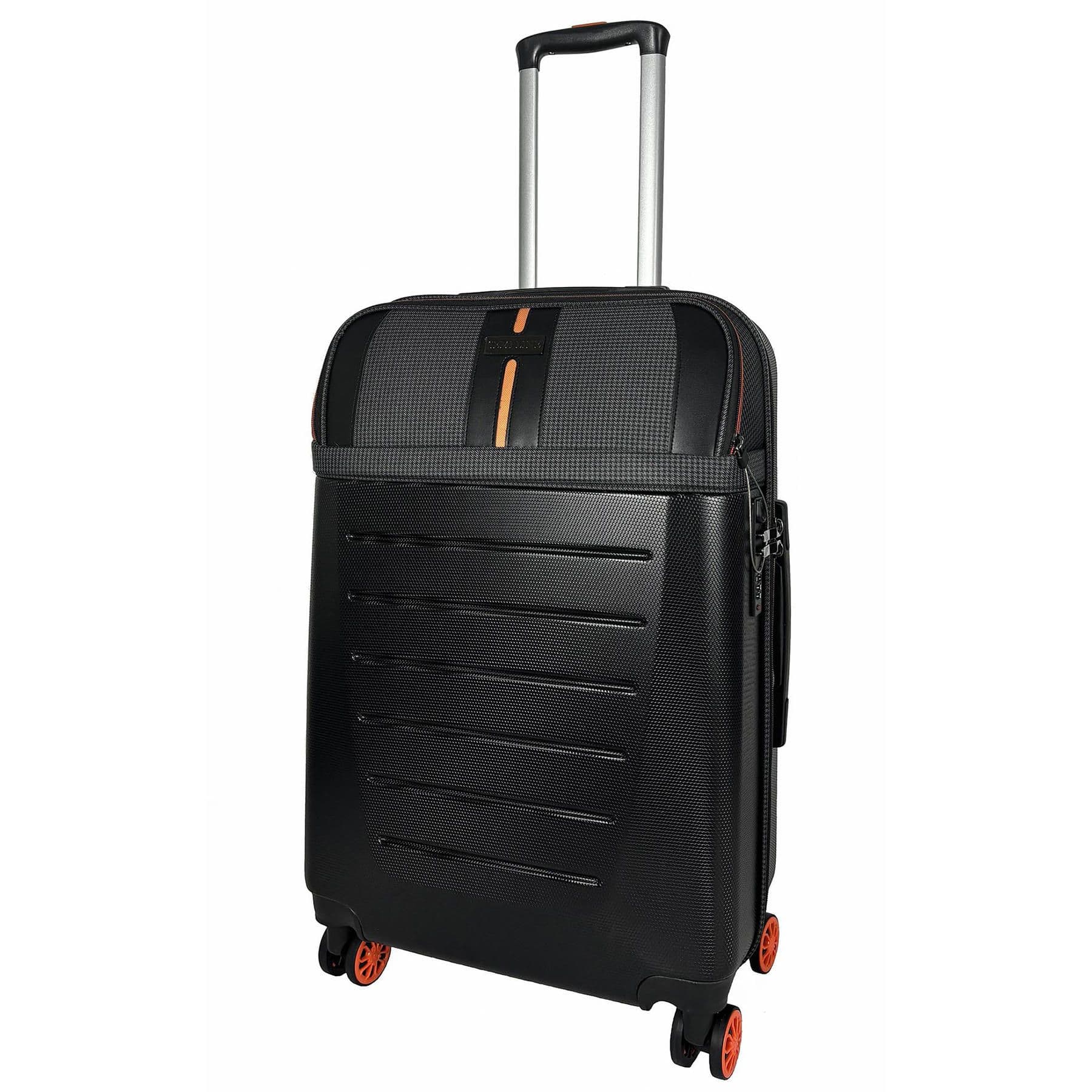 Валіза Semi Line 24" (M) Black/Orange Line (T5734-2)