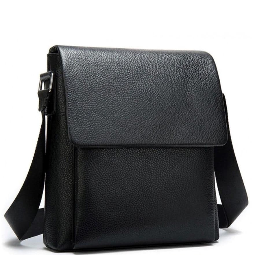 Мужская качественная кожаная сумка через плечо Tiding Bag A25-1278A