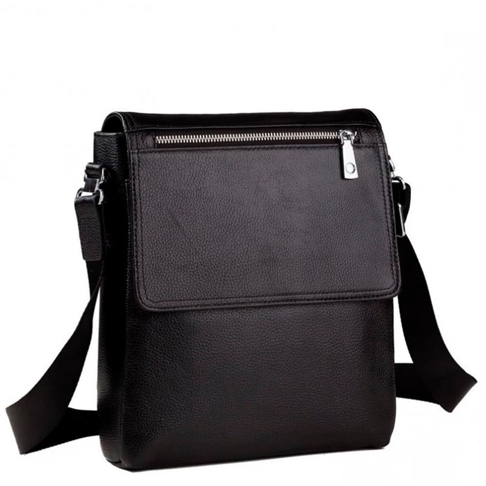 Чоловіча сумка через плече зерниста шкіра Tiding Bag M2994A