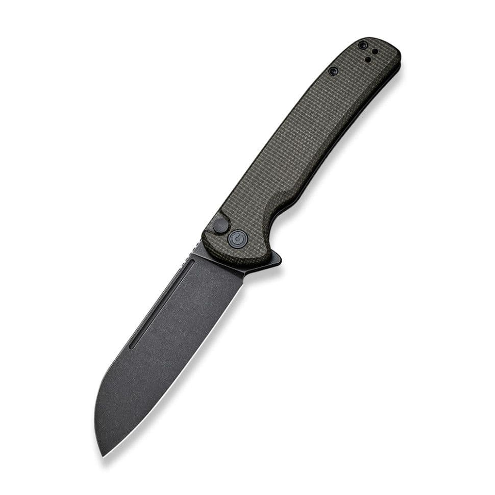Ніж складаний туристичний Civivi Chevalier, (8.8 см) 14C28N / Micarta темно-зелений