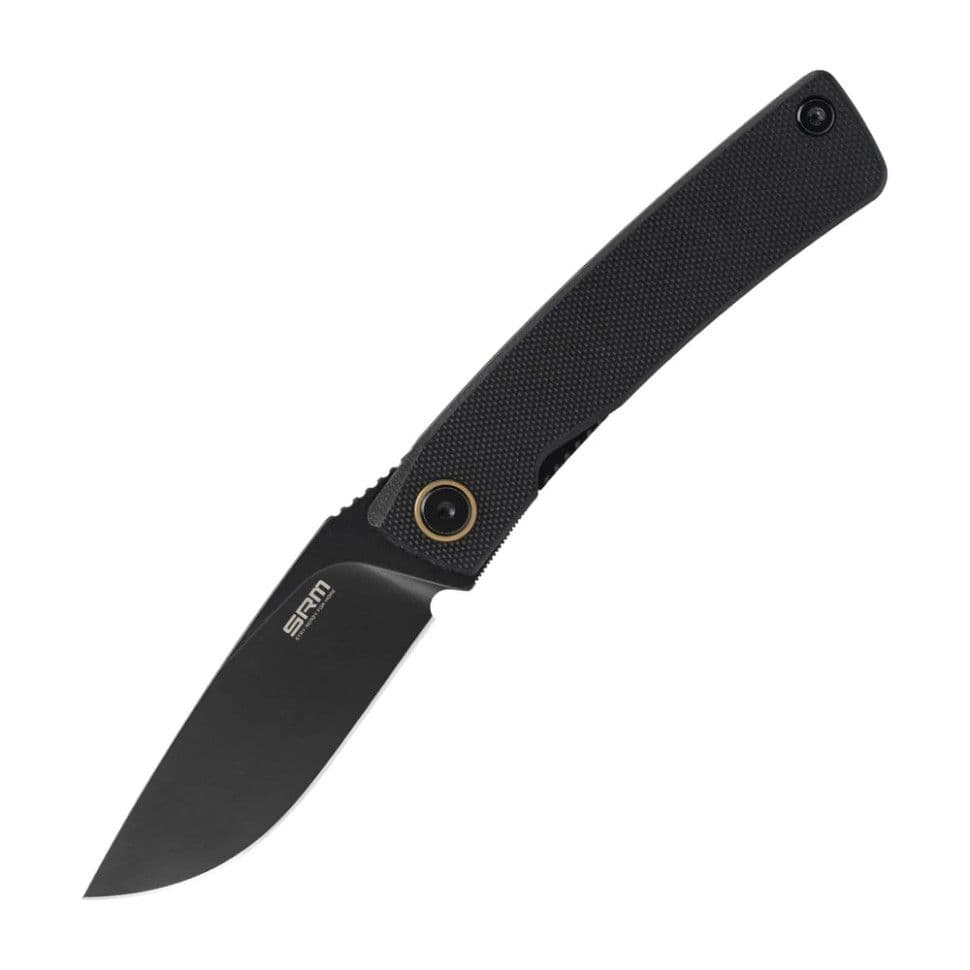 Ніж складаний кишеньковий SRM Air 105M-GB (7.5 см) 14C28N / G10 чорний
