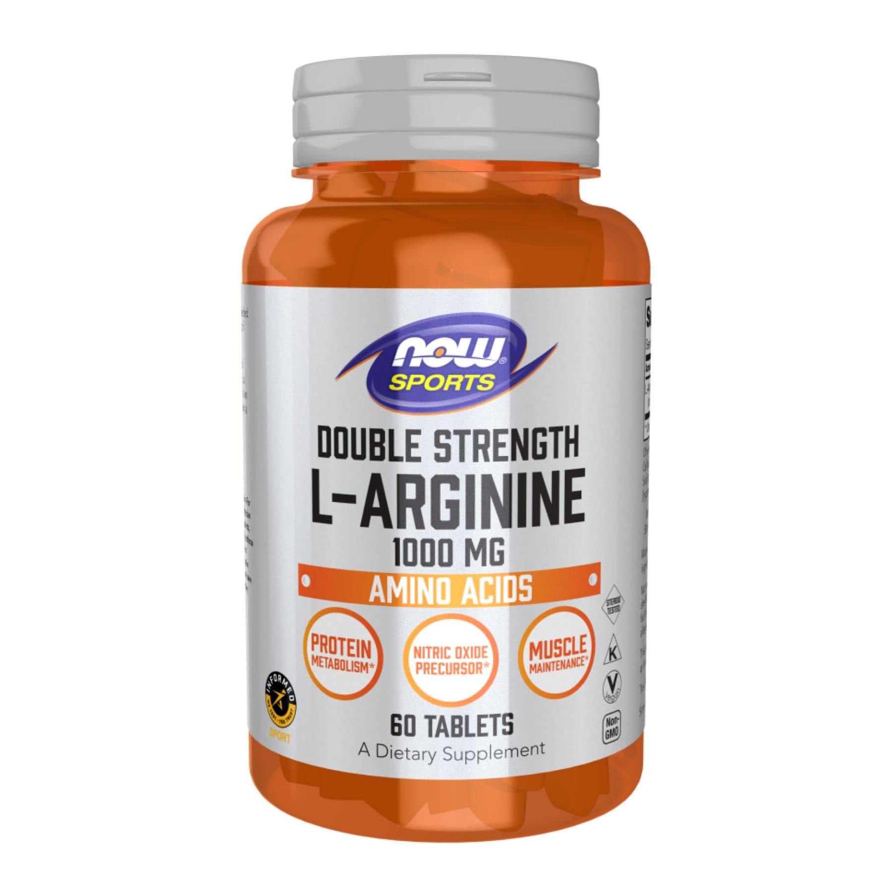 Arginine 1000mg - 60 tabs (Пошкоджена банка)