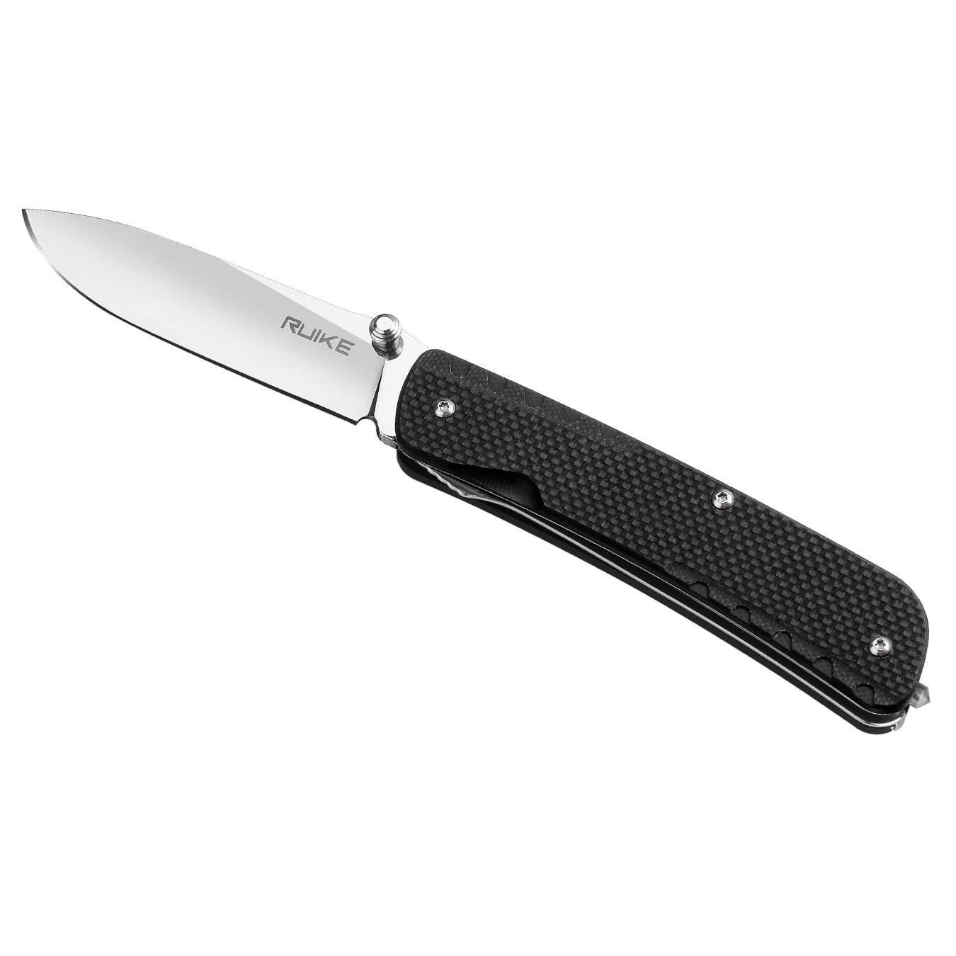 Багатофункціональний ніж Ruike Trekker LD11-B, (8.5 см) 12C27 / G10 чорний, 3 інстр.