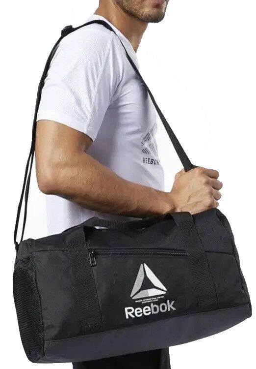 Спортивная сумка 35L Reebok Training Essentials Grip Duffel Bag черная