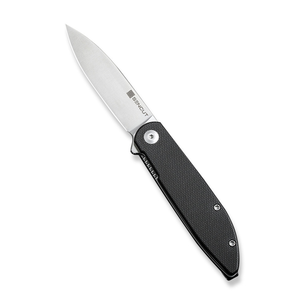 Ніж складаний кишеньковий Sencut Bocll, (7.5 см) D2 / G10 чорний