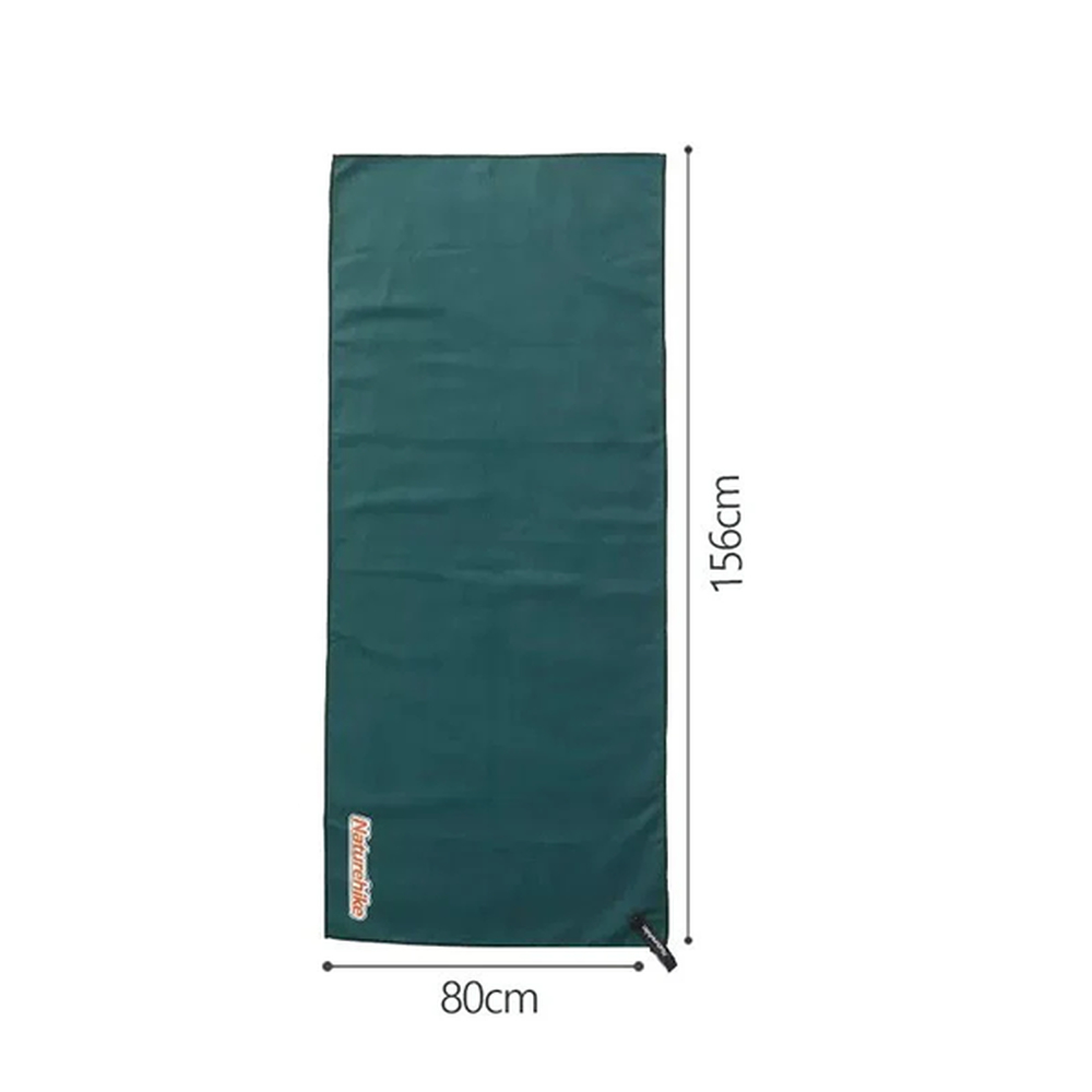 Полотенце быстросохнущий Naturehike CNK2300SS010, 156*80, темно-зеленый